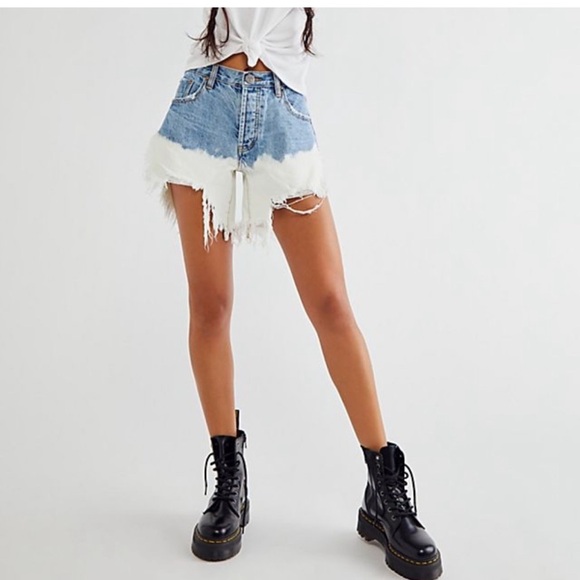 One Teaspoon Frankie shorts dip dye NWOT 26 - Picture 2 of 6